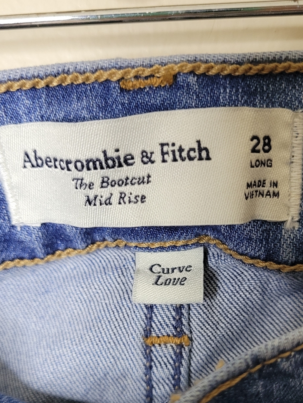 Abercrombie & Fitch Blue Women's Boot Cut Jeans - Picture 8 of 10